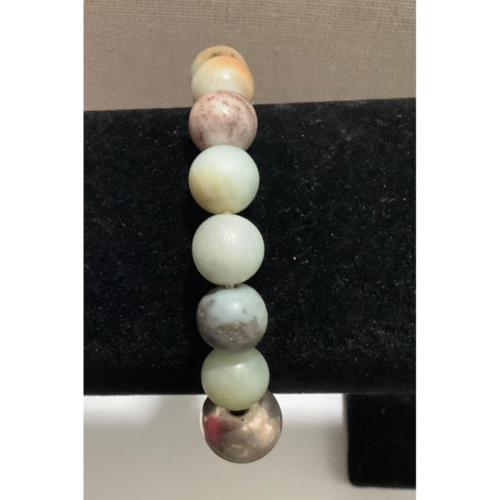 Agate Stretch Bracelets -- 7.75"